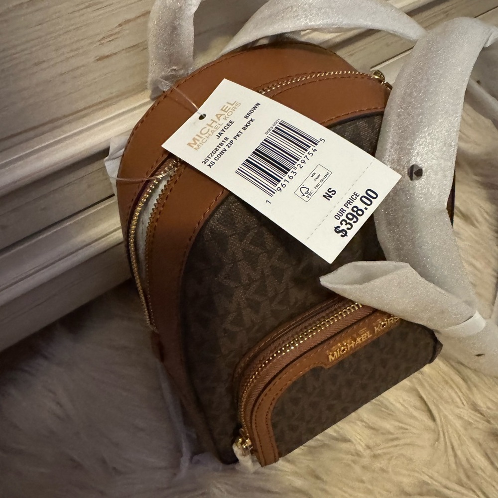 New with tags Michael Kors Back pack. $398 retail. - Picture 2 of 3